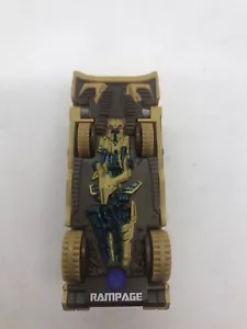 Transformers Revenge of the Fallen Rampage Bulldozer Small Yellow Black Toy - Picture 1 of 5