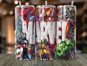 Marvel 20 oz tumbler with straw - Picture 1 of 1