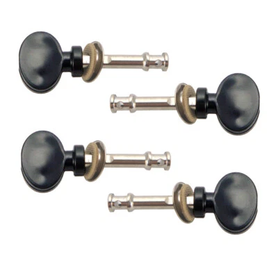 4PCS Black Ukulele Tuning Pegs Tuner for Ukulele Classical Guitar Accessory - Image 1 of 4