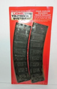 LIONEL TRUTRACK SYSTEM ~ Curved Roadbed Track Ballast 4 piece - New on Card! - Picture 1 of 4