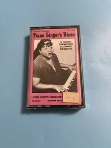 Piano Singer's Blues Cassette Tape 1982 Sealed - Picture 1 of 2