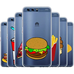 dessana Fast Food Schutz Hülle Case Handy Tasche passend für Huawei - Bild 1 von 14