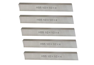 5 Pcs Set 1/2" x 1/2" x 4" HSS(M35) Square Tool Bit 5 Percent Cobalt Fly - Image 1 of 4