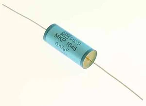 (15pcs) .47uF 400V DC Metallized Polypropylene Axial Audio Capacitor MKP1845 mfd - Picture 1 of 1