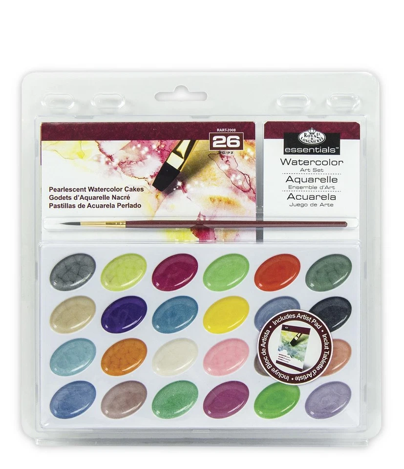 Royal & Langnickel Perlglanz Schimmer Metallic Aquarellfarbe Kunst Set