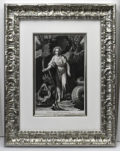 Inspirador grabado RAPHAEL 1600 "Santa Margarita mata al dragón" enmarcado certificado de autenticidad firmado - Imagen 1 de 6