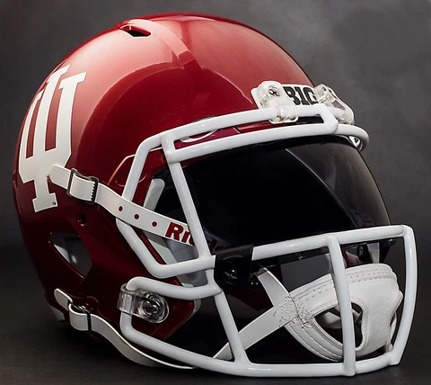INDIANA HOOSIERS NCAA Gameday REPLICA Football Helmet w/ OAKLEY Eye Shield Cover