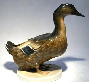 ART DECO ROSENTHAL VOGEL WILLY ZUGEL MALLARD ENTE 352/I - Bild 1 von 5