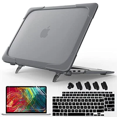 For MacBook Air 13 inch Case A2337 M1 2022 2021 2020 2019 2018Rubberized Hard... - Image 1 of 4