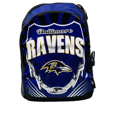 Baltimore Ravens Two Tone Backpack with Team Logo NFL Licensed  New With Tags Cover