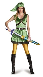 Legend of Zelda Link Female Adult X-Large 18-20 - Picture 1 of 5