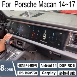 Dual Screen Android Car Radio GPS Navi for Porsche Macan 2014-2017 Modify 2024 - Picture 1 of 16