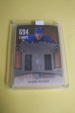 READ - MARK MESSIER  2015 LEAF IN THE GAME STICKWORK - 2X GAME-USED STICK /25