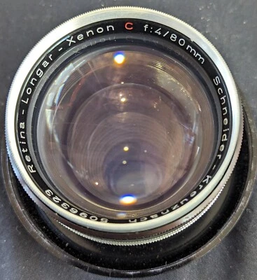 Kodak Lens Retina-Longar-Xenon C 80mm F4. Clean Optic In Plastic Case - Image 1 of 4