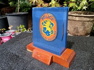 Nassau County Police Medallion Lucite Encased - Picture 1 of 7