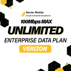 Unlimited 100Mbps Enterprise Data Plan on Verizon Network - Picture 1 of 1