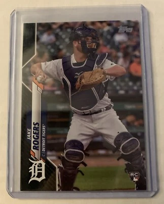 2020 Topps Series 1 Jake Rogers Black #d/69 - Image 1 of 2