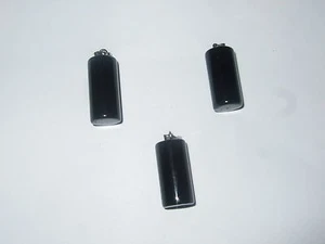 - Kristalltherapie Stein Anhänger - Zylinder - Obsidian - Bild 1 von 1