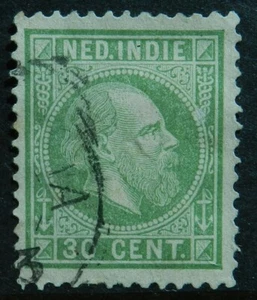 Netherlands Indies 1888 30c SG 44 Used cat £7.75 - Picture 1 of 1