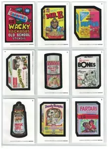 2019 Topps Wacky Packages Old School 8th Series 8 Complete White Set 31/31 NEW! - Picture 1 of 4