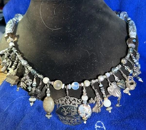 STERLING AND TRADE PERLEN CHARM HALSKETTE - Bild 1 von 8
