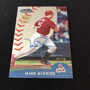 2017 Topps Archives Signature Series Mark McGwire 2000 Finest Auto #05/20 - Picture 1 of 2