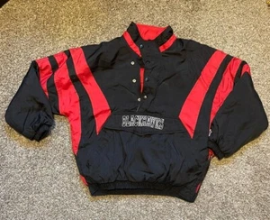 VINTAGE STARTER CHICAGO BLACKHAWKS WNDBREAKER FULL ZIPP JACKET SIZE XL - Picture 1 of 8