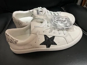 NEW VINTAGE HAVANA CARLA WHITE CHEETAH SIZE 8 SNEAKERS LOW TOP COMFORT - Picture 1 of 9