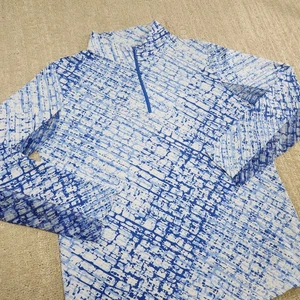 IBKUL Sweatshirt Damen Large Liz 1/4 Zip belüftet Performance Pickleball Tennis - Bild 1 von 9