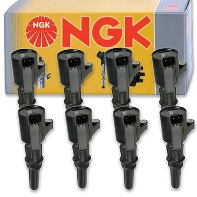 8 peças bobina de ignição NGK para 2000-2005 Ford Excursion 5.4L V8 - vela de ignição rm - Imagem 1 de 4
