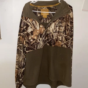 Whitewater 2x Ducks Unlimited Pull Over Half Zip Half Camo - Bild 1 von 4