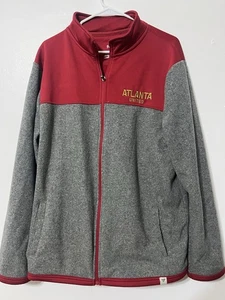Fanatics Atlanta United Fleece Soccer Training Jacket Red Grey XL Men’s ATL MLS - Picture 1 of 5