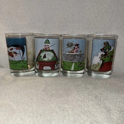 Arby's Collector Series Gary Patterson 1982 Thought Factory Glass Set of 4 - Image 1 of 4