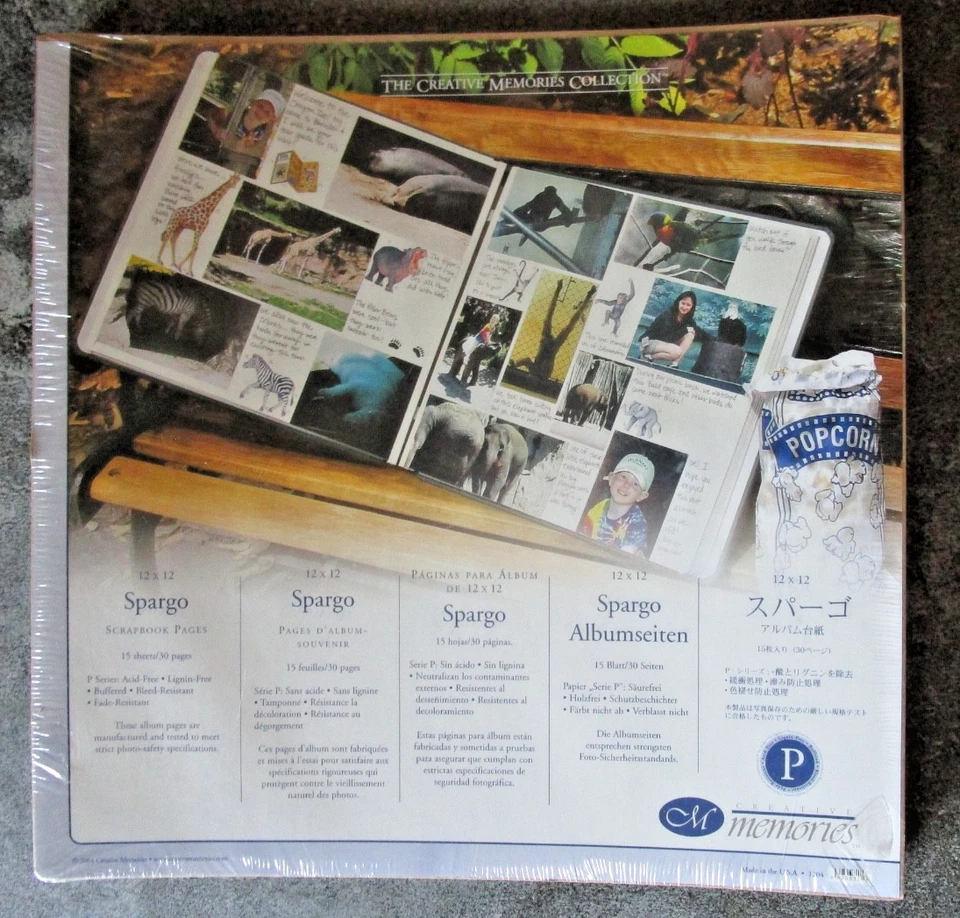 Creative Memories Original 12x12 SPARGO Estilo Antiguo Páginas de Recarga (15) NUEVO Foto 1 de 1