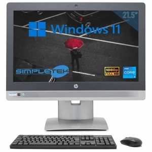 HP 600 G2 All In One AIO 22" i5 Windows 11 Pro 16GB 960GB Computer DVD-RW PC - Picture 1 of 9
