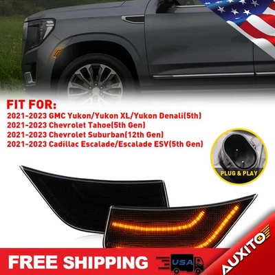 Габаритный сигнал поворота бокового переднего фонаря 21-23 для фары GMC Yukon XL Chevrolet Tahoe - Изображение 1 из 4