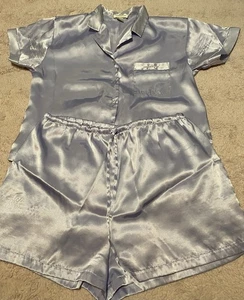 women’s Jones New York pajama set satin Lavender shorts - Picture 1 of 7