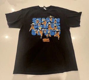 Vintage Y2K Shonen Jump Shippuden Naruto T-Shirt Men's Black Large Rare - Picture 1 of 4