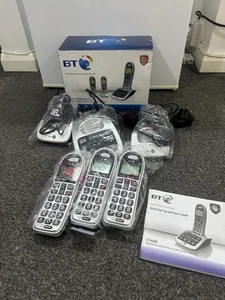 BT4500 Big Button Trio Digital Cordless Phone Answer Machine Call Blocker boxed - Photo 1/7