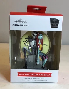 Hallmark nuovo con scatola 2024 Jack Skellington e Sally ornamento - Foto 1 di 6