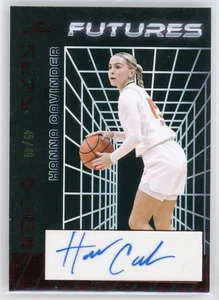2024 Leaf Futures Hanna Cavinder Red RC Auto /49 #A-HC2 Miami - Picture 1 of 2