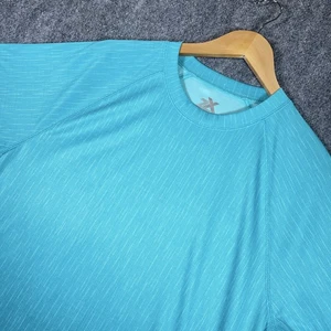 Zeroxposur Active Shirt Herren M blau Performance leicht Stretch UPF50+ #AB540 - Bild 1 von 7