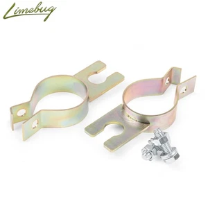 Classic Rear Bolt on Brake Line Brackets / Clamps Axle Tube Pair VW - Picture 1 of 1