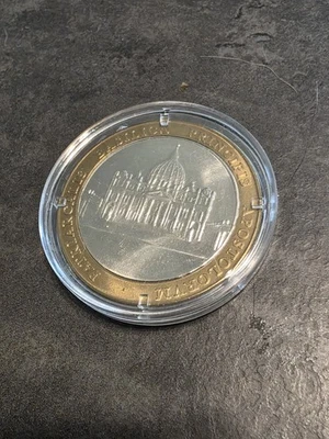 Moneda bimetálica Joannes Pavlvs ll Pontifex Maximvs 1973-2005 Foto 1 de 3