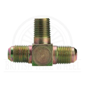 3/8" Male JIC x 3/8" Male JIC x 1/4" NPTF Male Branch Tee, 2601-06-06-04, 1 pc - Picture 1 of 6