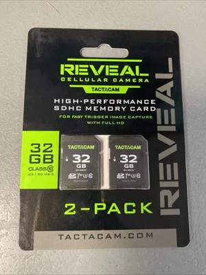 Reveal Cellular Camera Tactacam High Performance SDHC Memory Card 32GB (0709) - Image 1 of 2