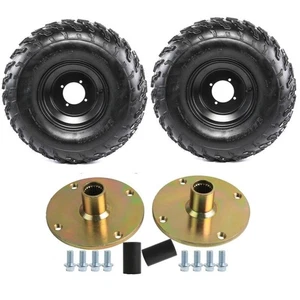 2pc 23x7- 10" 23x7x10 Wheel Tyre & 23T Hub for Mower 250cc 200cc ATV Quad Buggy - Picture 1 of 9