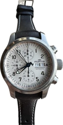 Fortis B-42 Chronograph Day Date 635.10.141.3 Automatic SS Silver 42mm - Image 1 of 4