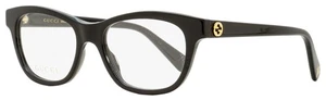 Gucci Rectangular Eyeglasses GG0372O 001 Black 51mm 372 - Picture 1 of 3