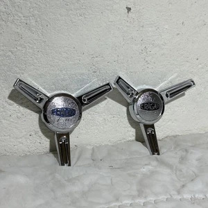 Cragar Street Pro Knock Off Spinner Chrome Custom Wheel Center Hub Caps (2) - Picture 1 of 9